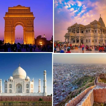 Delhi Agra Mathura Vrindavan Group Tour Package